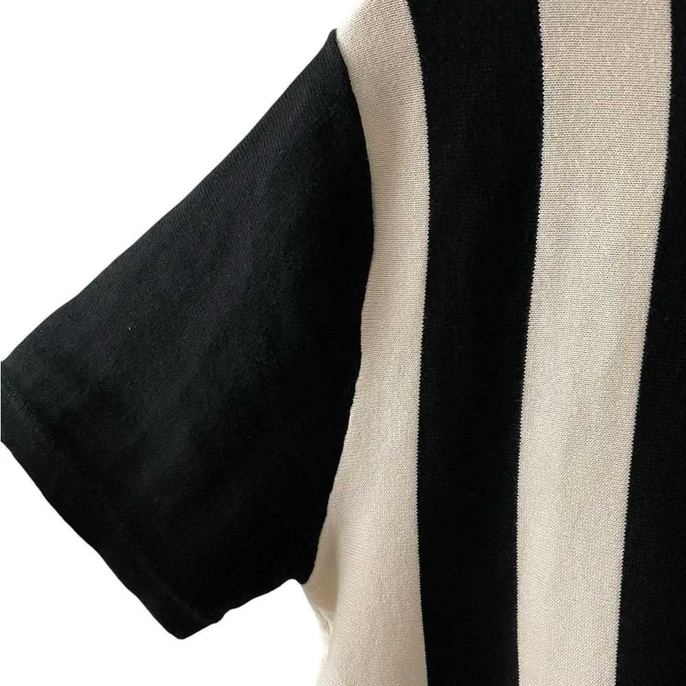D&F Studio Artistry Striped Top Size M - Picture 2 of 7
